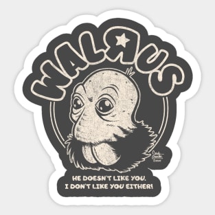 Wal-R-Us Vintage White Sticker